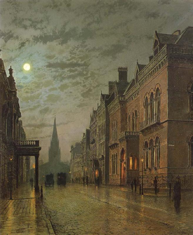 Atkinson Grimshaw Park Row,Leeds oil painting image
